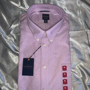 Dockers Men's Lavender Casual Button Down Shirt